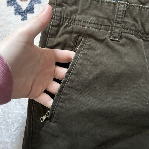 Talbots Womens Pants Size 6 Brown Zip Pockets Modern Fit - Picture 3 of 8